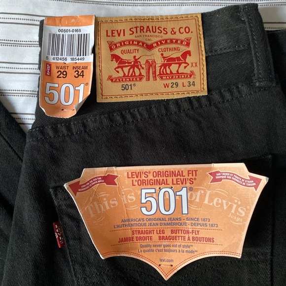 Levi’s original fit , straight leg, Button - fly - Picture 4 of 8